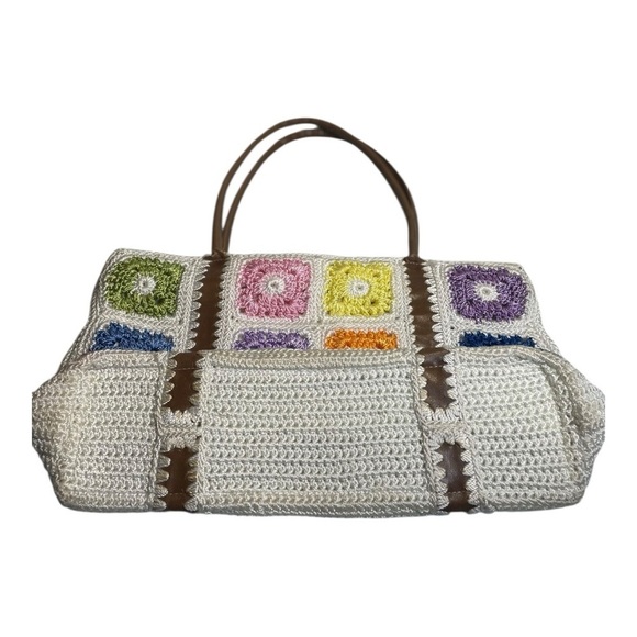 The Sak Women’s Multicolor Granny Square Crochet Tote/Shoulder Bag - Picture 5 of 7